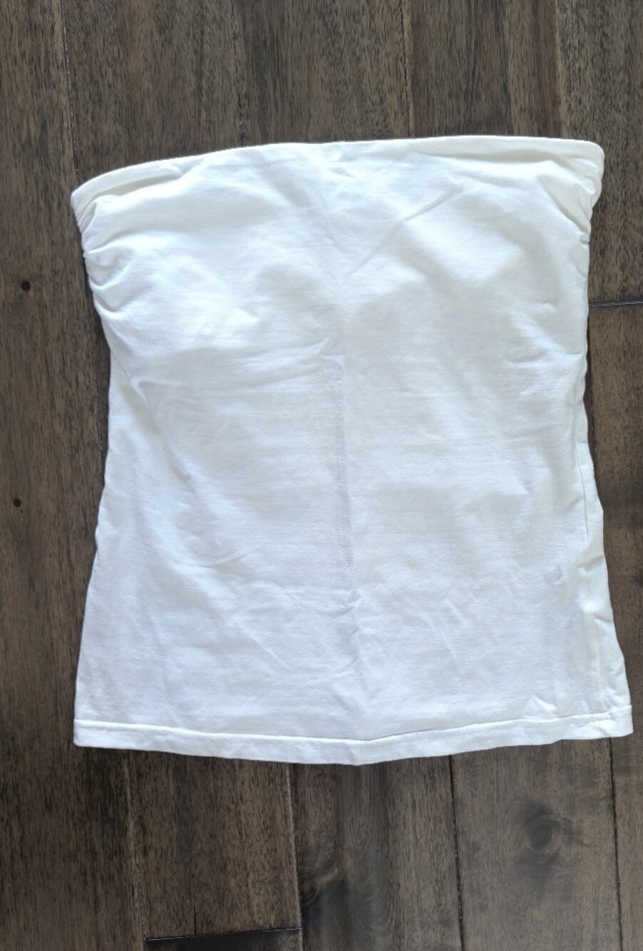 H&M White Cotton Tube Top